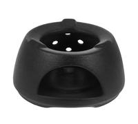 Black Ceramic Teapot Heater Candle Stand Tea Warmer