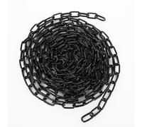 Black Chain Link 1/8", 30ft Long Heavy Duty Chain Bulk Durable Swing Chain for Hanging Plants, Anchoring, Towing, Outdoor Fence, Punching Bag, Hammock Chair