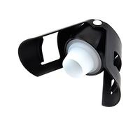 Black Champagne Bottle Stopper Featuring Pure Silicone Airtight Seal Made from Durable Stainless Steel for Sparkling Wine Preservation 2PCS (Black, One Size)