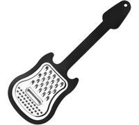 Black Cheese Grater, Stainless Steel Cheese Shredder, Handheld Graters for Kitchen, Food Grater and Shredder Guitar Design, Fruit Pulp Crusher for Kitchen Peeling, Grating and Slicing Tools