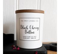 Black Cherry Bellini Candle 300Ml White Jar