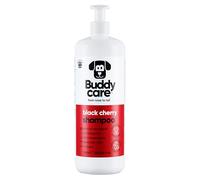 Black Cherry Dog Shampoo by Buddycare | For Smelly Dogs, Nourishing for Itchy & Dry Skin | Vegan & Curelty Free Dog Shampoo | Aloe Vera and Pro-vitamin B5 | (1L)