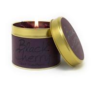 Lily Flame Black Cherry Scented Candle Tin - Delicious Scent of Black Cherry - Cruelty Free and Vegan Friendly