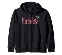 Black Cherry (Vintage Design) Zip Hoodie