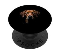 Black Chesapeake Bay Retriever Dog Chessie Face PopSockets Adhesive PopGrip