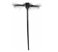Black Chimney Sweep Broom Prop (1 Pc) - Durable & Stylish Design, Perfect for Halloween, Victorians, World Book Day, & Theatrical Performances