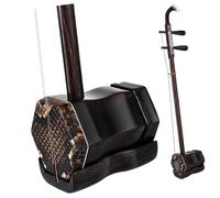 Black Chinese Folk Musical Instrument 2-string Professional Erhu