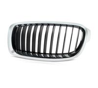Black Chrome Front Kidney Grille For 3 Series F30 F31 F35 2012 2013 2014 2015 2016 2017 2018 HETEVSCCK(Left side)