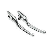 Black Chrome Motorcycle Brake Clutch Lever Compatible with Touring Street Electra FLHT FLHX FLTR 2008-13 and Road King FLHR 2008-2016 Models(Chrome Brake Lever)