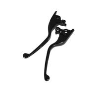 Black Chrome Motorcycle Brake Clutch Lever Compatible with Touring Street Electra FLHT FLHX FLTR 2008-13 and Road King FLHR 2008-2016 Models(Black Brake Lever)