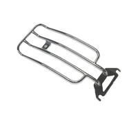 Black/Chrome Motorcycle Rear Solo Seat Luggage Rack Carrier Shelf For Electra Glide FLHTC FLHTCU For Ro&ad FLTR 1998-08 Luggage Rack