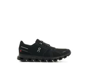 Black Chunky Trainers with Logo Print 5 UK