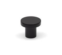 Black Circular Disc Cupboard Knob Round 33mm Diameter Pull Handle Kitchen Cabinet Drawer Door Furniture Wardrobe Hardware