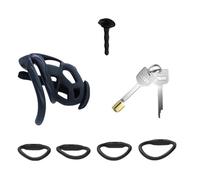 Black Classic Outdoor Sports Birdcage With 4 Rings, Couple Gift - D3