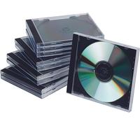 Black /Clear CD Jewel Case (Pack of 10) KF02209