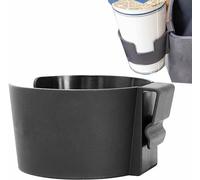 Black Clip On Cup Holder - Vehicle Cup Holders For Drinks - Window For Vehicles, Cup Holders For Coffee Mugs, Water Bottles And Juice Boxes, Stowing and Tidying, Car Drink Holders