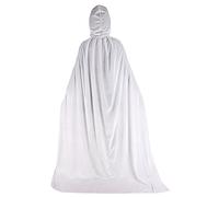 Black Cloak Unisex Solid Colour Velvet Witch Wizard Prince Cape Multiple Sizes Halloween Dress up Party Costume Accessory