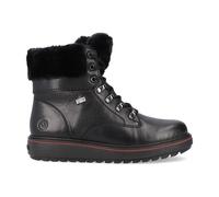 Black Closed Booties Ankle Boots Women- female- Remonte- Winter Boots- Black- 4 UK- Shoes 4 UK