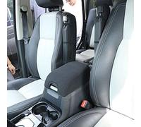 Black Cloth Center Console Seat Armrest Covers For Discovery 2004-2016 Car Accessories