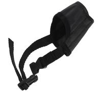 Black Cloth Dog Mouth Protector Adjustable Wear-resistant Puppy Muzzle | Dog and Puppy Use, Short-snouted Fit, Chihuahua Shih Tzu Strong Breed Boxer