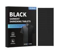 Black Clothing Color Restorer Sheet, Gentle On All Fabrics, 1 Box/10 Pieces, Fabric Dye Absorbing Sheets, Dye Absorbing Fabric Guard, Convenient And Easy To Use, For Quilt Cover, Coat, Blanket