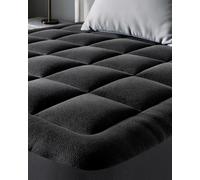 Black Cloud Comfort Mattress Topper - Ultra-Soft, Breathable, and Refreshing Bamboo Viscose Protection - 150x200cm, Deep Fit