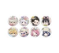 Black Clover 27 Easter Version (Graph Art Illustration) Tin Badge Complete Set of 8 Pieces Box