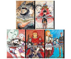 Black clover series 1 : 5 books vol 1 to 5 collection set