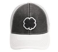 Black Clover Two Tone Vintage 21 Grey/White Hat Adjustable Snapback, Black-white-grey, One size