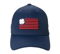 Black Clover Unisex Clover Nation 6 Red, White, Navy Adjustable Snapback Golf Hat, Red/White/Navy, One size