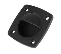 Black Coated Marine Hatches Lift Handle Steel Boat Hatches Pull Handle Yacht Deck Hardware Simple Use For Boat Deck Access Black Coated Marine Hardware