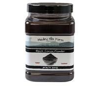Black cocoa powder by Medley hills farm 1 Lb. in Reusable Container - Great Black cocoa powder for baking - Dutch Processed - Unsweetened