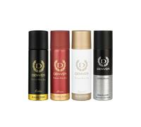 Black Code Nano,Caliber Nano, Honour Nano & Imperial Nano Deo - 50ML Each (Combo Pack of 4) | Long Lasting Deodorant Body Spray for Men