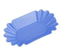 Black Coffee Beans Display 22 x 13 cm Stable (Light Blue) | Sturdy PP material, easy to clean, ideal for daily use, 22 x 13 x 3.5 cm, non-slip