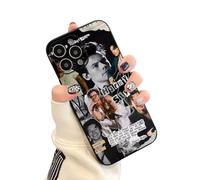 Black Collage Harry's Harry Love Styles Tour One 1D Direction Fan Girl Custom Compatible With iPhone 11 12 13 14 15 16 Pro Max Plus Mini Bumper Case Custom Design Name Protective Cover Silicone