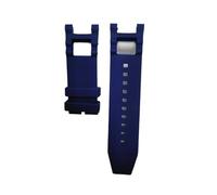 Black Comfortable Silicone Watch Strap Replacement Bracelet Compatible With Invicta Subaqua Noma III 50mm Watchband Waterproof Belt(Deep blue)