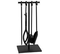 Black Companion Set Rectangular Base 5 Piece