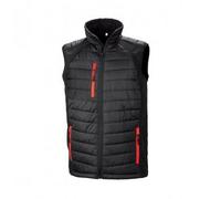 Black Compass Padded Soft Shell Gilet Result Black XXL
