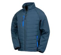 Black Compass Padded Soft Shell Jacket Result Dark Navy XXXL
