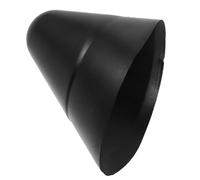 Black Cone Kayak Collision Guard for Inflatable Boats and Canoes | Plastic Build, High Visibility Alert, Easy Installation, for Dusk Use and Bow Damage Prevention