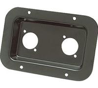 Black Connector Dish for 2x Neutrik D-Series