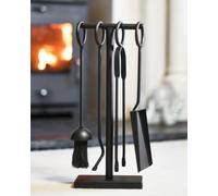 Black Contemporary Loop Handle Four Piece Companion Set