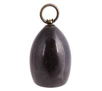 Black Contemporary Minimalist Design Smooth 2.2kg Marble Door Stopper