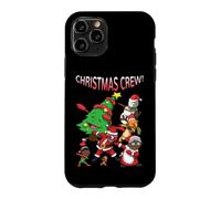 Black Cool Santa Claus African American Christmas Crew Dabs Case for iPhone 11 Pro