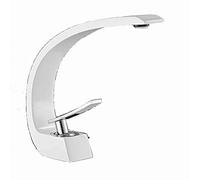 Black Copper Bathroom Faucet Single Hole Hot and Cold Water Tap for Under Counter Basin Hand Wash Basin Faucet Silver Plating