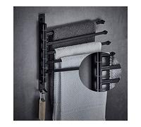 Black Copper Multi-Layer Electroplating Single-Layer Double-Layer Wall-Mounted Towel Rack-C1 Fast Drying Adhesion Easy to fit Bath Towel Easy to fix far so Good Great Towel (Black 5)