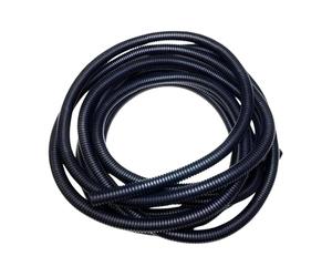 Black Corrugated Conduit Split Plastic Flexible Cable Tidy Solution Tube Trunking 13mm - 5m