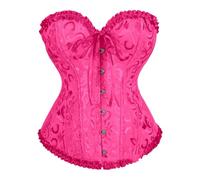Black Corset Halloween, Corset for Women Uk, Womens Black Basque Body Shaper Overbust Corset Top Plus Size Vintage Corset Halloween Costume