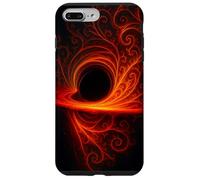 Black Cosmic Hole Fire Swirl Fractal Space Abstract Energy Case for iPhone 7 Plus/8 Plus