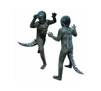 ( Black Cosplay Jumpsuit, 140/7-8 Years) Godzilla vs. King Kong Cosplay Costume Stage Performance Kids Unisex Jumpsuit